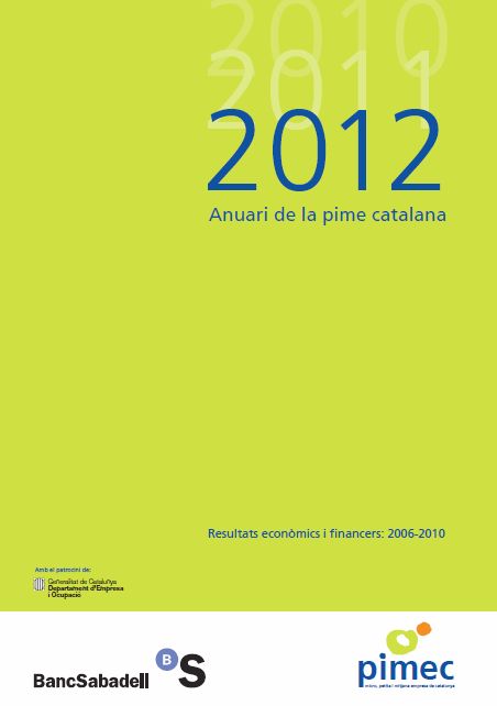 Anuari de la pime catalana 2012 - PIMEC